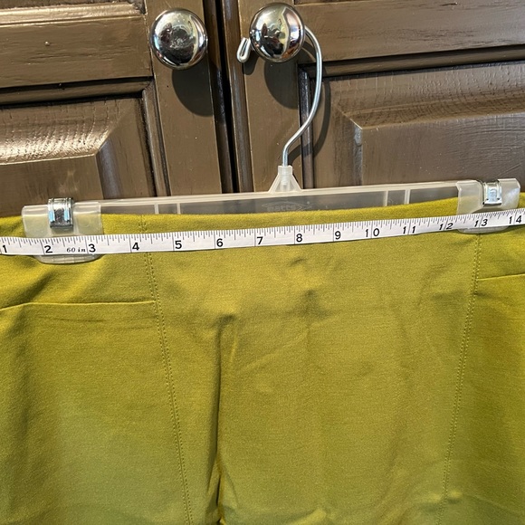 JJill Ponte Knit pencil skirt Stretch Wm S 21” length Vine green NWT - Picture 3 of 8